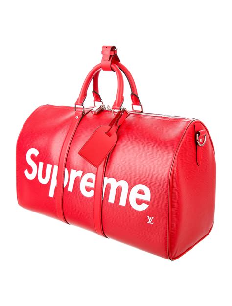 supreme louis vuitton duffle bag retail price